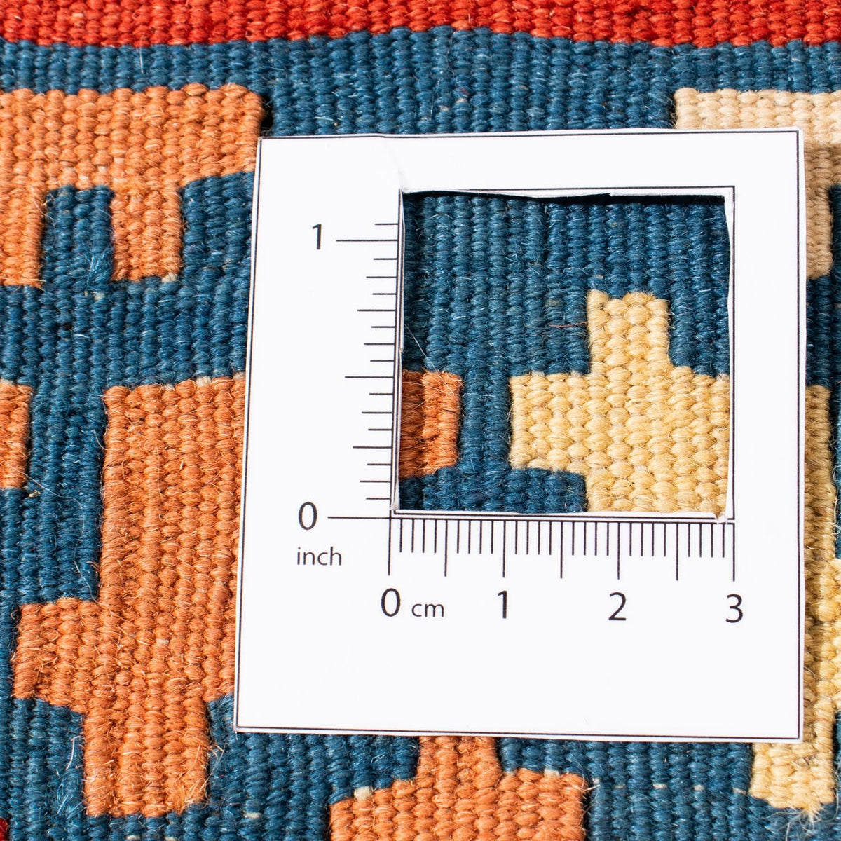 Tappeto Kelim - Orientale quadrato  - 105 x 101 cm - rosso