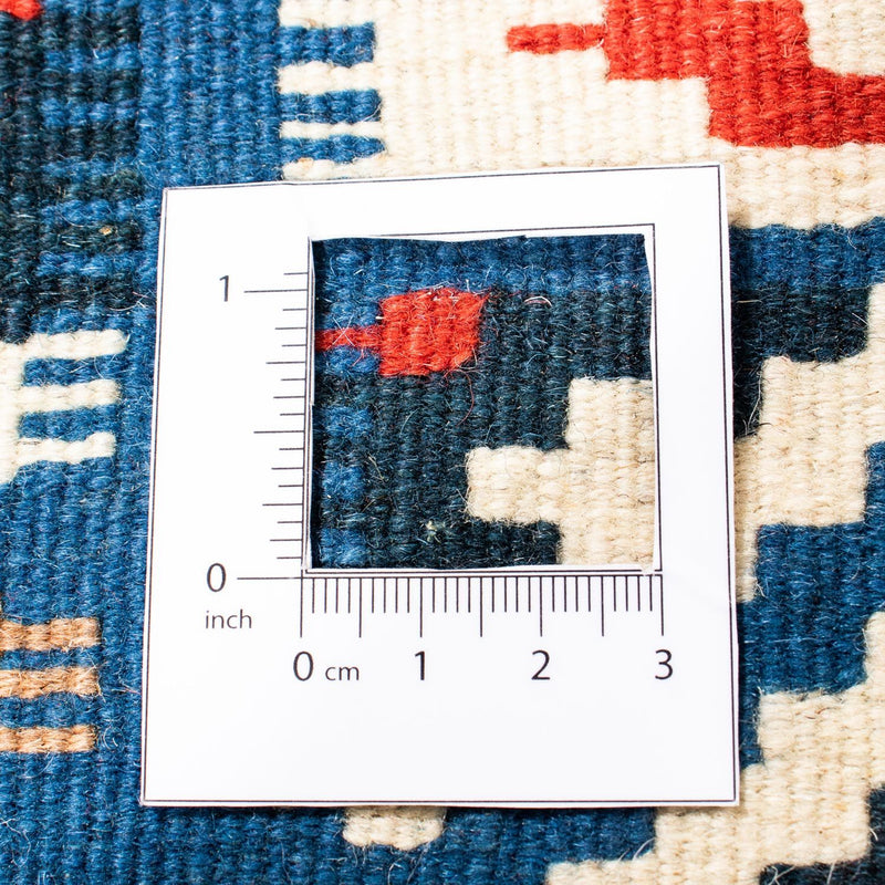 Tappeto Kelim - Orientale quadrato  - 103 x 95 cm - rosso scuro