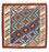 Tappeto Kelim - Orientale quadrato - 104 x 100 cm - blu scuro