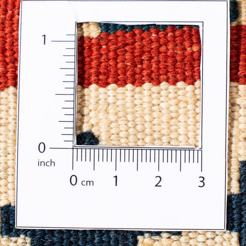 Tappeto Kelim - Orientale quadrato  - 105 x 103 cm - rosso scuro