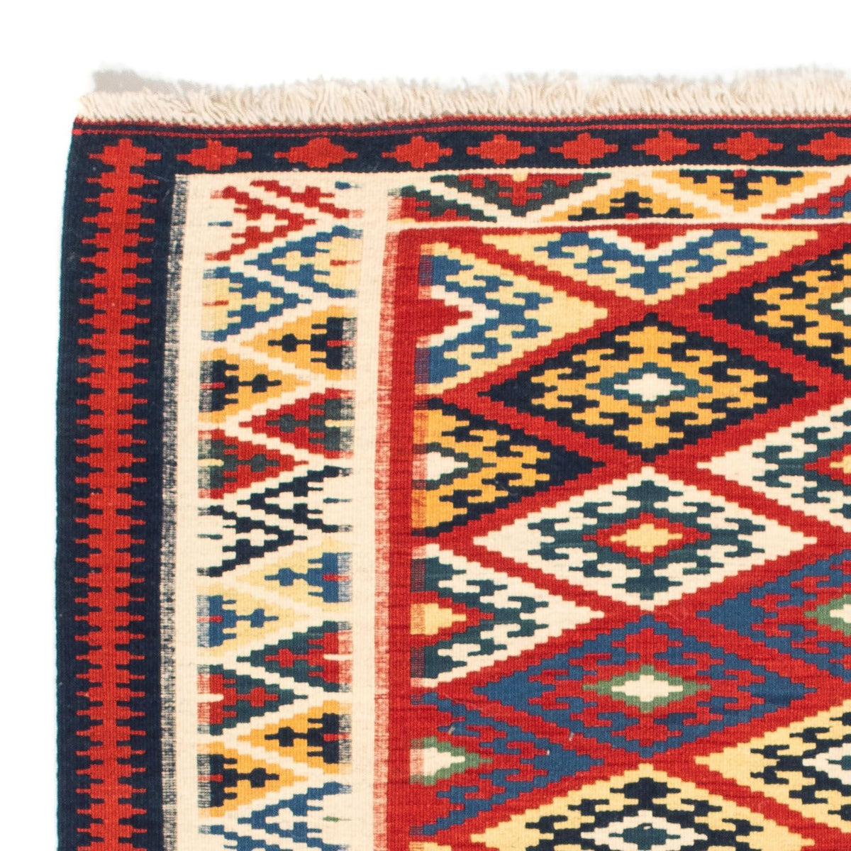 Tappeto Kelim - Orientale quadrato  - 104 x 103 cm - multicolore