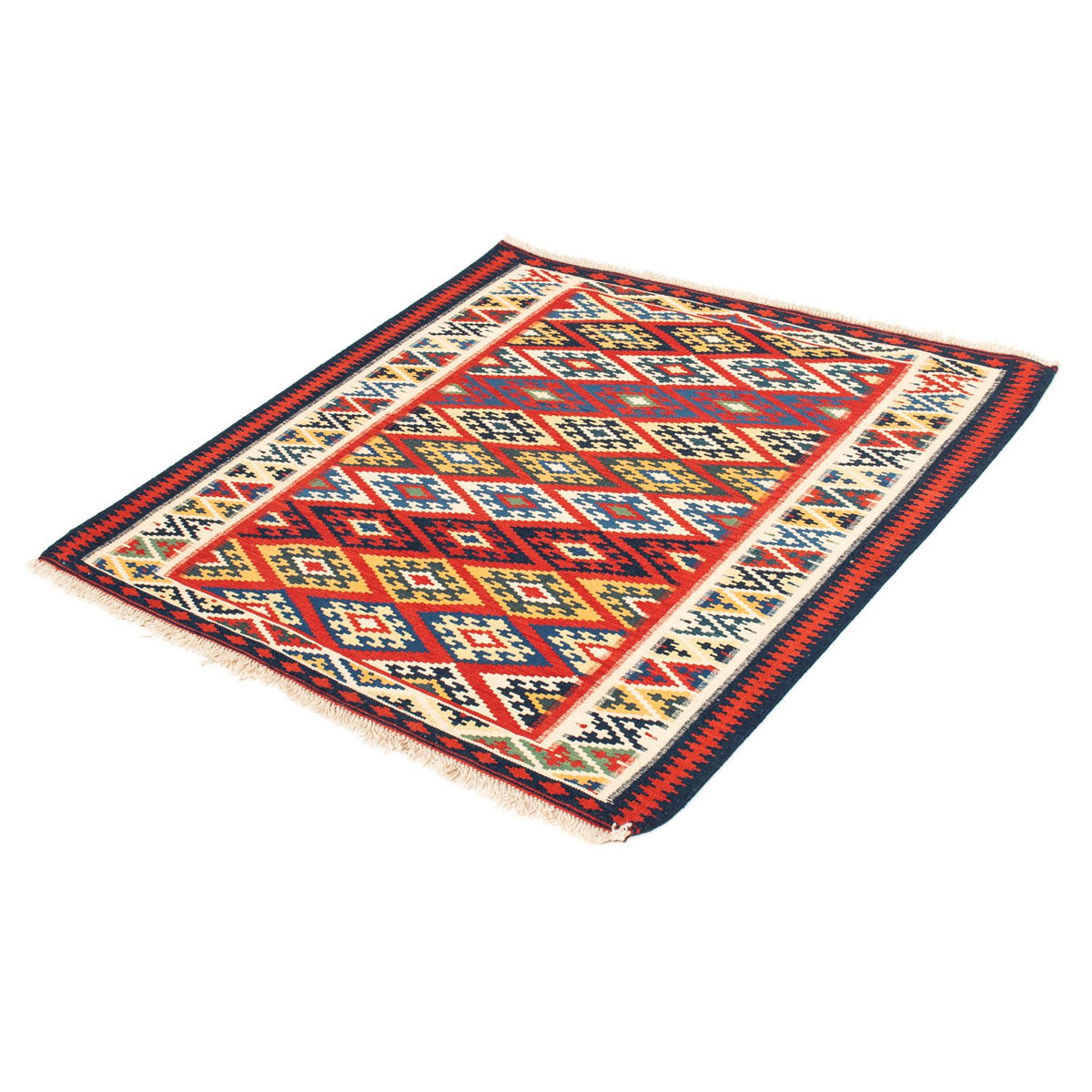 Tappeto Kelim - Orientale quadrato  - 104 x 103 cm - multicolore