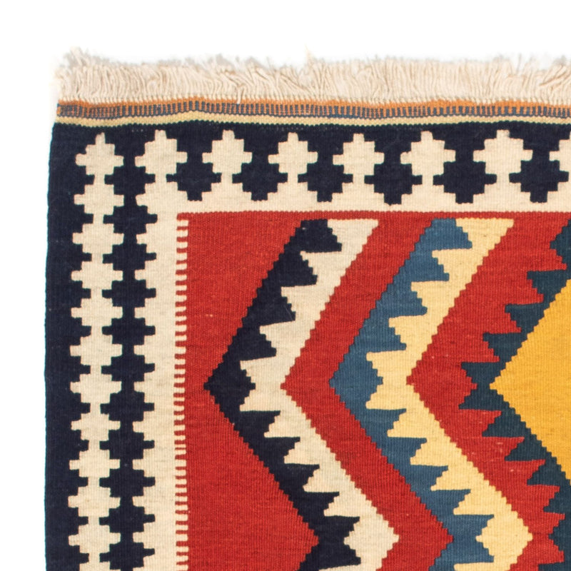 Tappeto Kelim - Orientale quadrato  - 100 x 97 cm - rosso