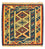 Tappeto Kelim - Orientale quadrato - 102 x 101 cm - multicolore