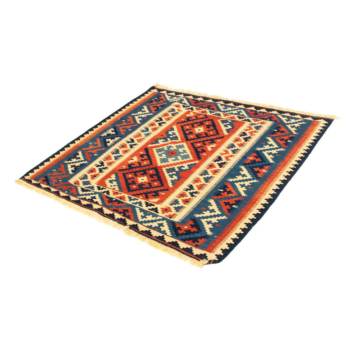 Tappeto Kelim - Orientale quadrato  - 104 x 101 cm - multicolore