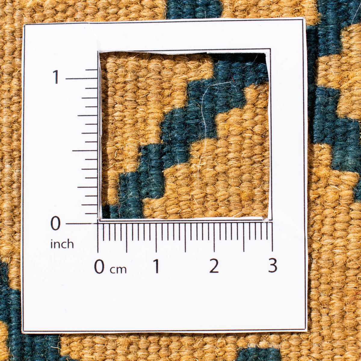 Tappeto Kelim - Orientale quadrato - 100 x 98 cm - blu scuro