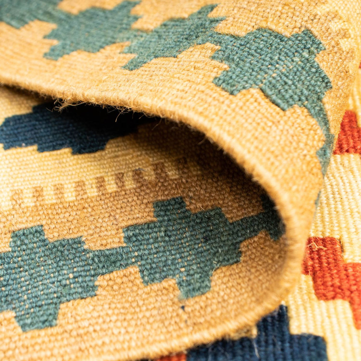 Tappeto Kelim - Orientale quadrato - 105 x 103 cm - multicolore