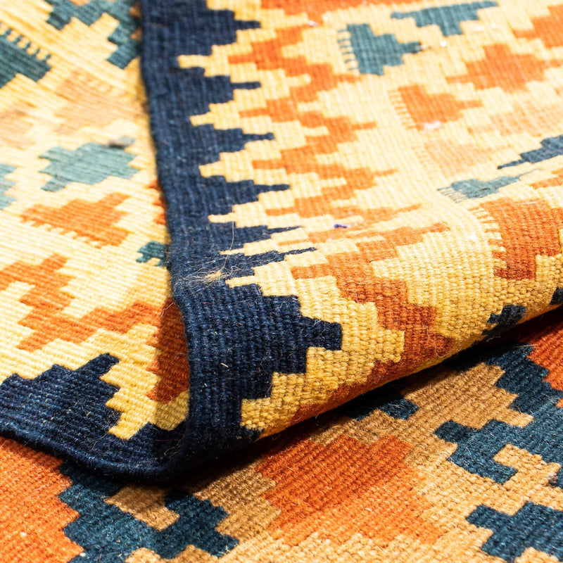 Tappeto Kelim - Orientale quadrato  - 103 x 100 cm - ruggine