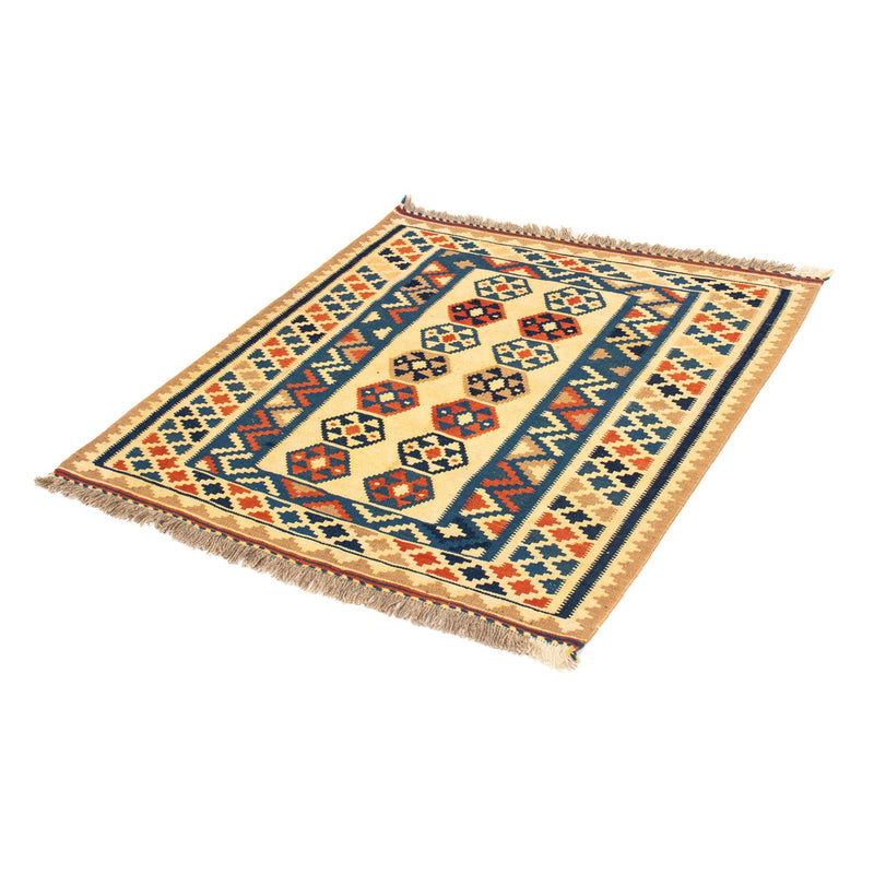 Tappeto Kelim - Orientale quadrato  - 103 x 100 cm - beige
