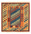 Tappeto Kelim - Orientale quadrato - 105 x 100 cm - multicolore
