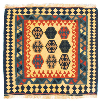 Kilim Fars 100x103cm - blu scuro