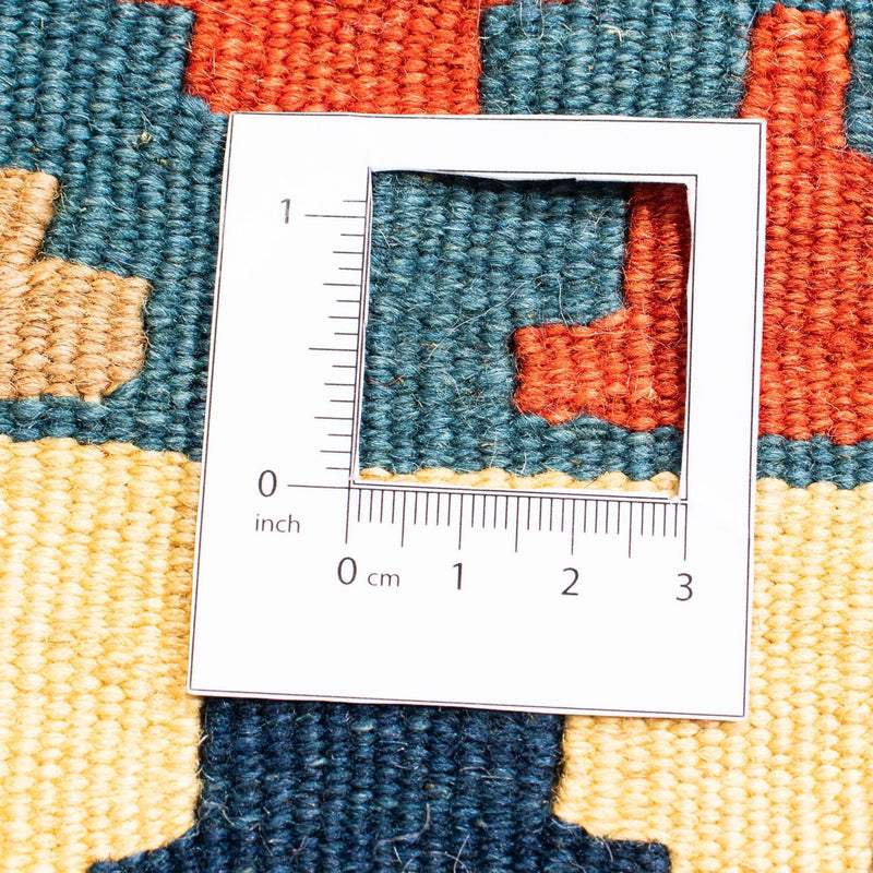Tappeto Kelim - Orientale quadrato  - 103 x 100 cm - blu scuro