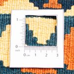 Tappeto Kelim - Orientale quadrato - 104 x 100 cm - blu scuro