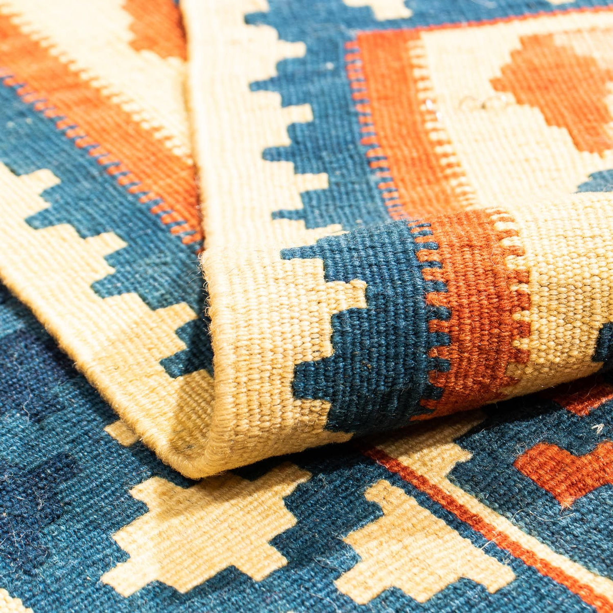 Tappeto Kelim - Orientale quadrato - 106 x 100 cm - multicolore