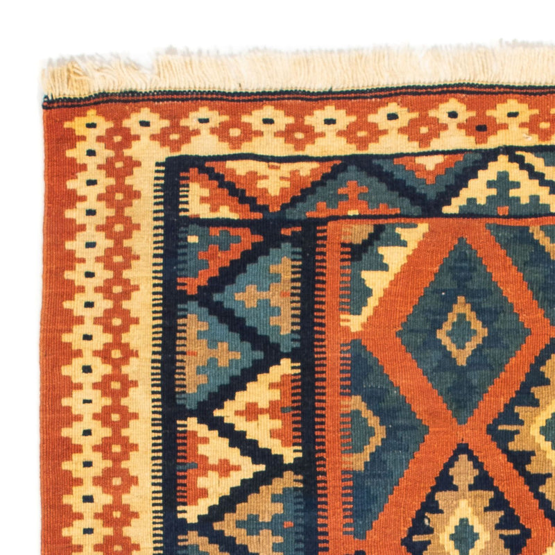 Tappeto Kelim - Orientale quadrato  - 107 x 100 cm - ruggine