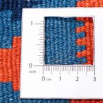 Tappeto Kelim - Orientale quadrato  - 103 x 100 cm - blu scuro