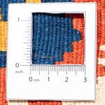 Tappeto Kelim - Orientale quadrato - 104 x 100 cm - blu scuro