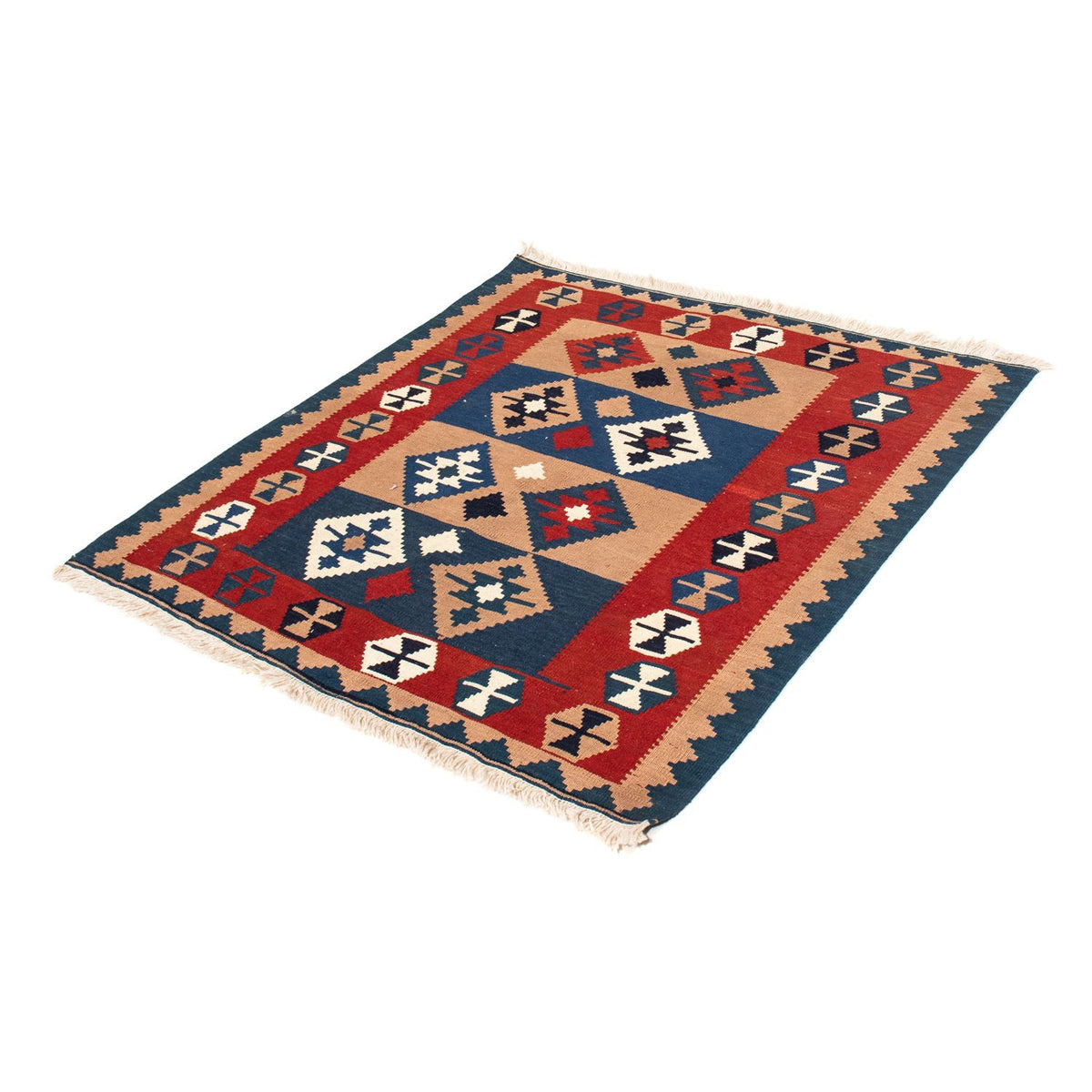 Tappeto Kelim - Orientale quadrato  - 100 x 97 cm - multicolore