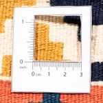Tappeto Kelim - Orientale quadrato - 103 x 100 cm - blu scuro