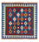Tappeto Kelim - Orientale quadrato  - 103 x 100 cm - blu scuro