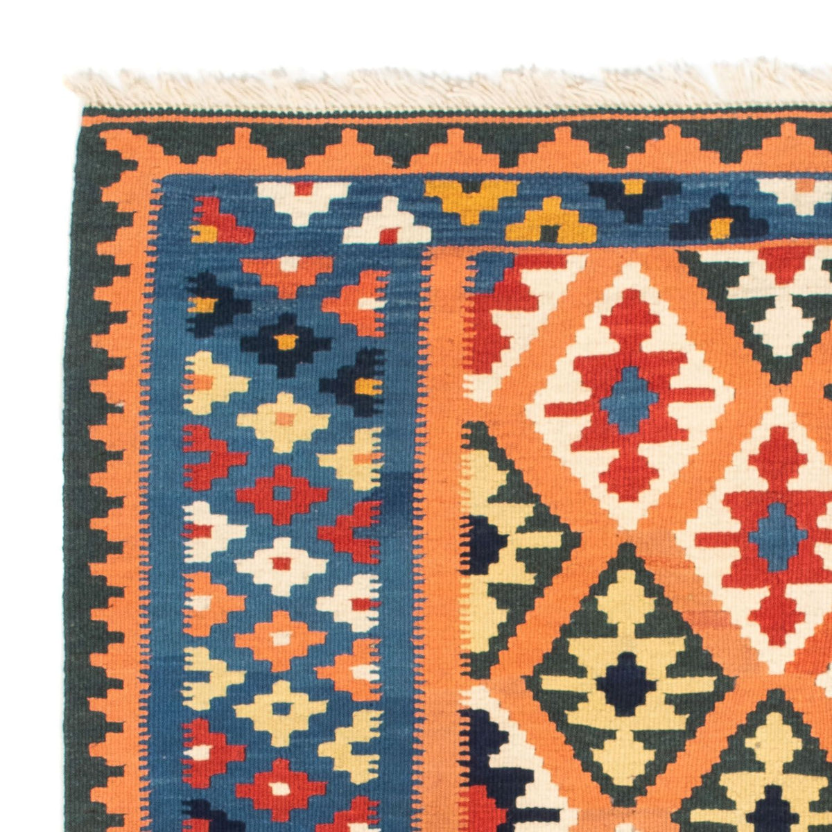 Tappeto Kelim - Orientale quadrato  - 103 x 100 cm - marrone chiaro