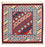 Tappeto Kelim - Orientale quadrato  - 105 x 103 cm - rosso