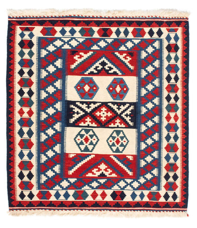 Kilim Fars 102x105cm - blu scuro