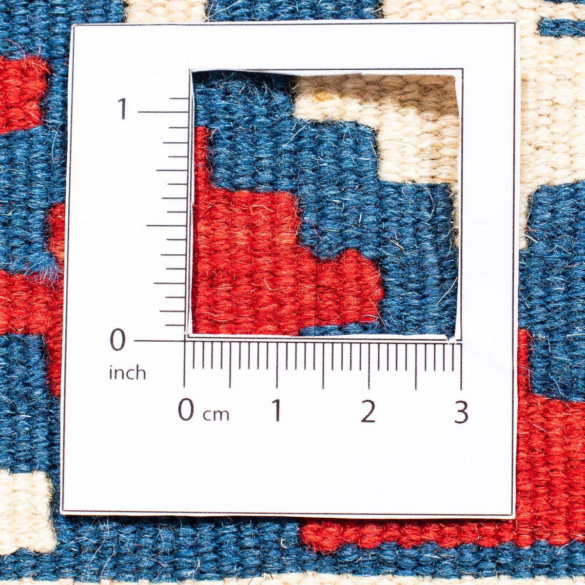 Tappeto Kelim - Orientale quadrato  - 105 x 102 cm - blu scuro