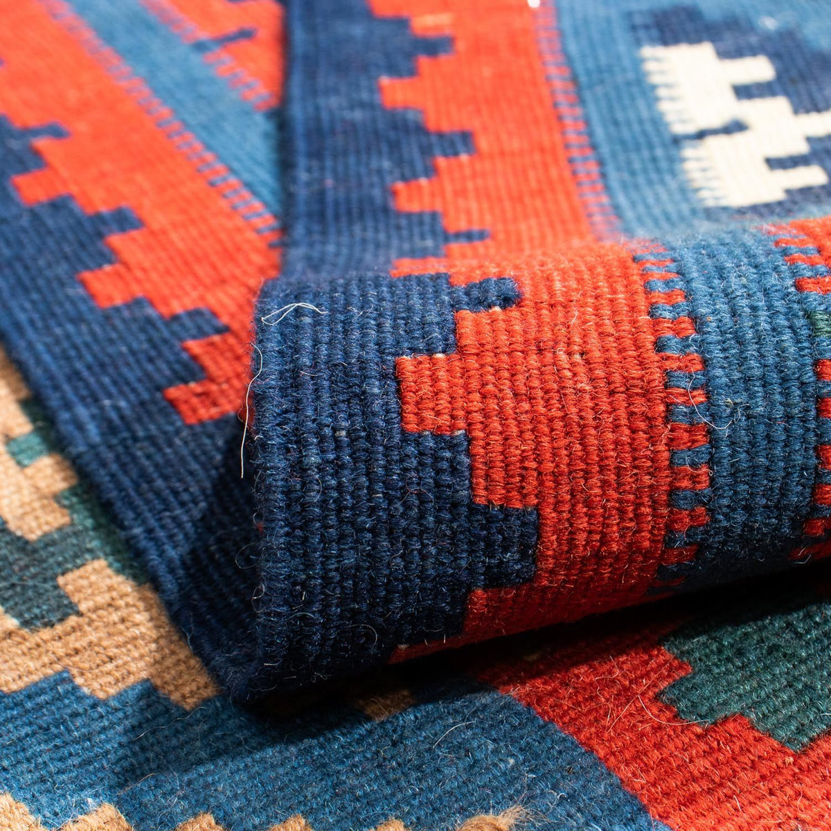 Tappeto Kelim - Orientale quadrato  - 105 x 104 cm - multicolore