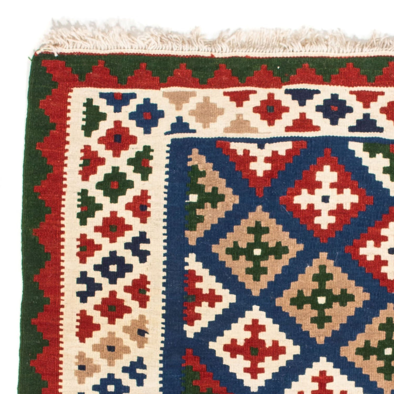 Tappeto Kelim - Orientale quadrato  - 103 x 100 cm - blu scuro