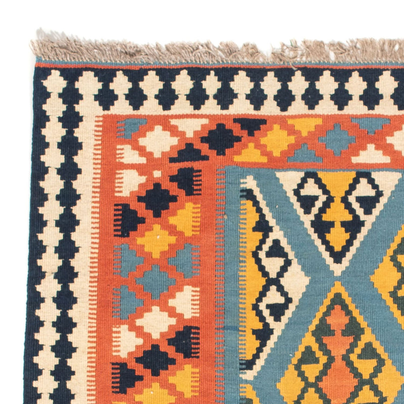 Tappeto Kelim - Orientale quadrato  - 102 x 101 cm - arancione