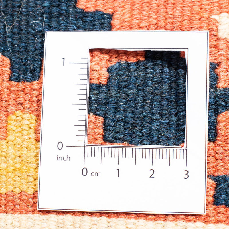 Tappeto Kelim - Orientale quadrato  - 102 x 101 cm - arancione