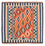 Tappeto Kelim - Orientale quadrato - 104 x 104 cm - ruggine