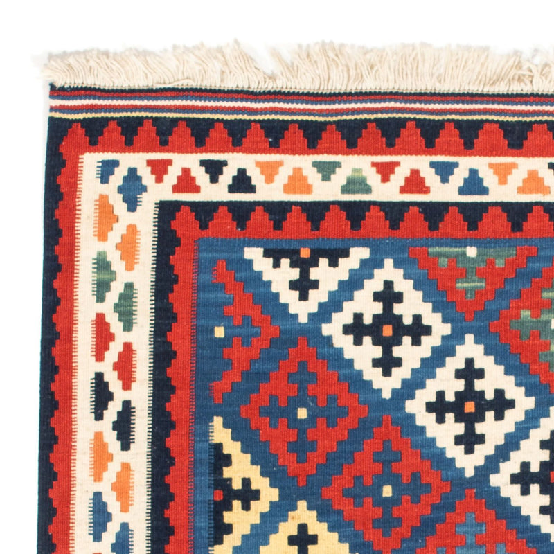 Tappeto Kelim - Orientale quadrato  - 104 x 97 cm - blu