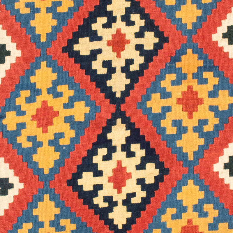 Tappeto Kelim - Orientale quadrato  - 102 x 101 cm - rosso