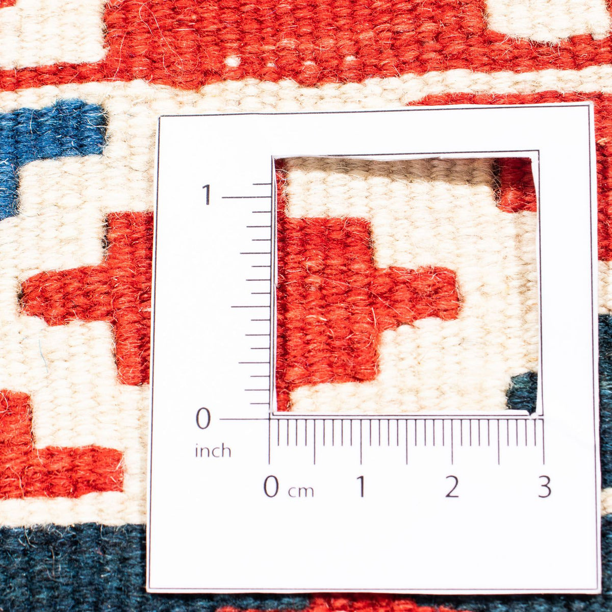 Tappeto Kelim - Orientale quadrato  - 104 x 100 cm - blu scuro