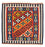 Tappeto Kelim - Orientale quadrato  - 107 x 105 cm - rosso
