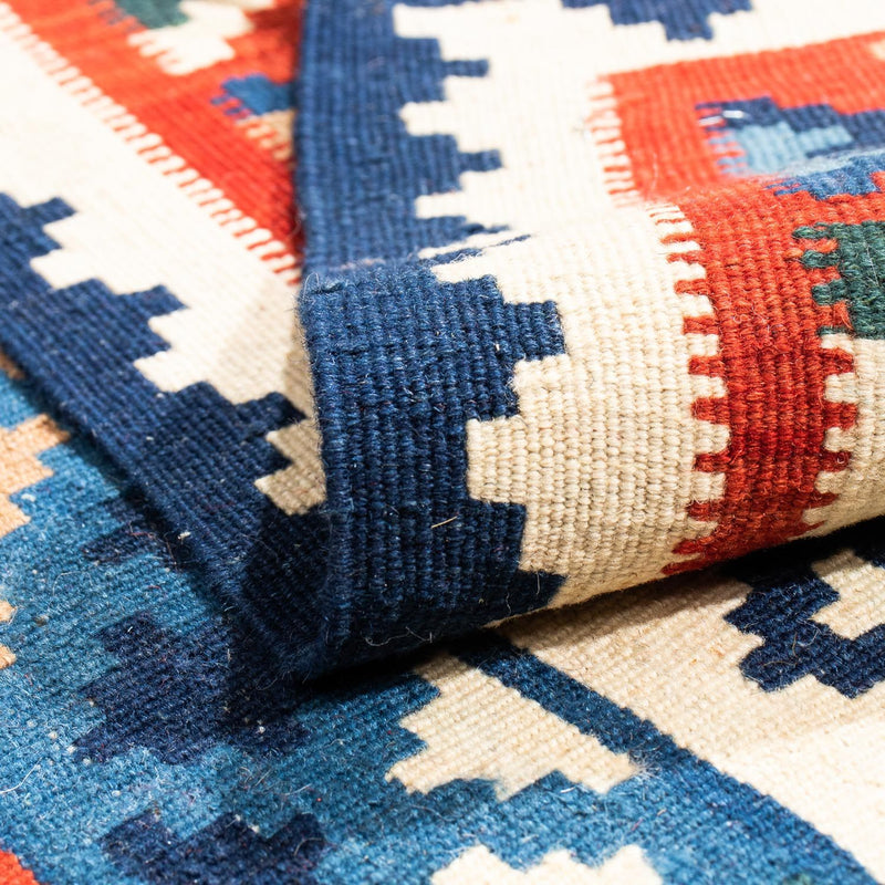 Tappeto Kelim - Orientale quadrato  - 104 x 102 cm - multicolore