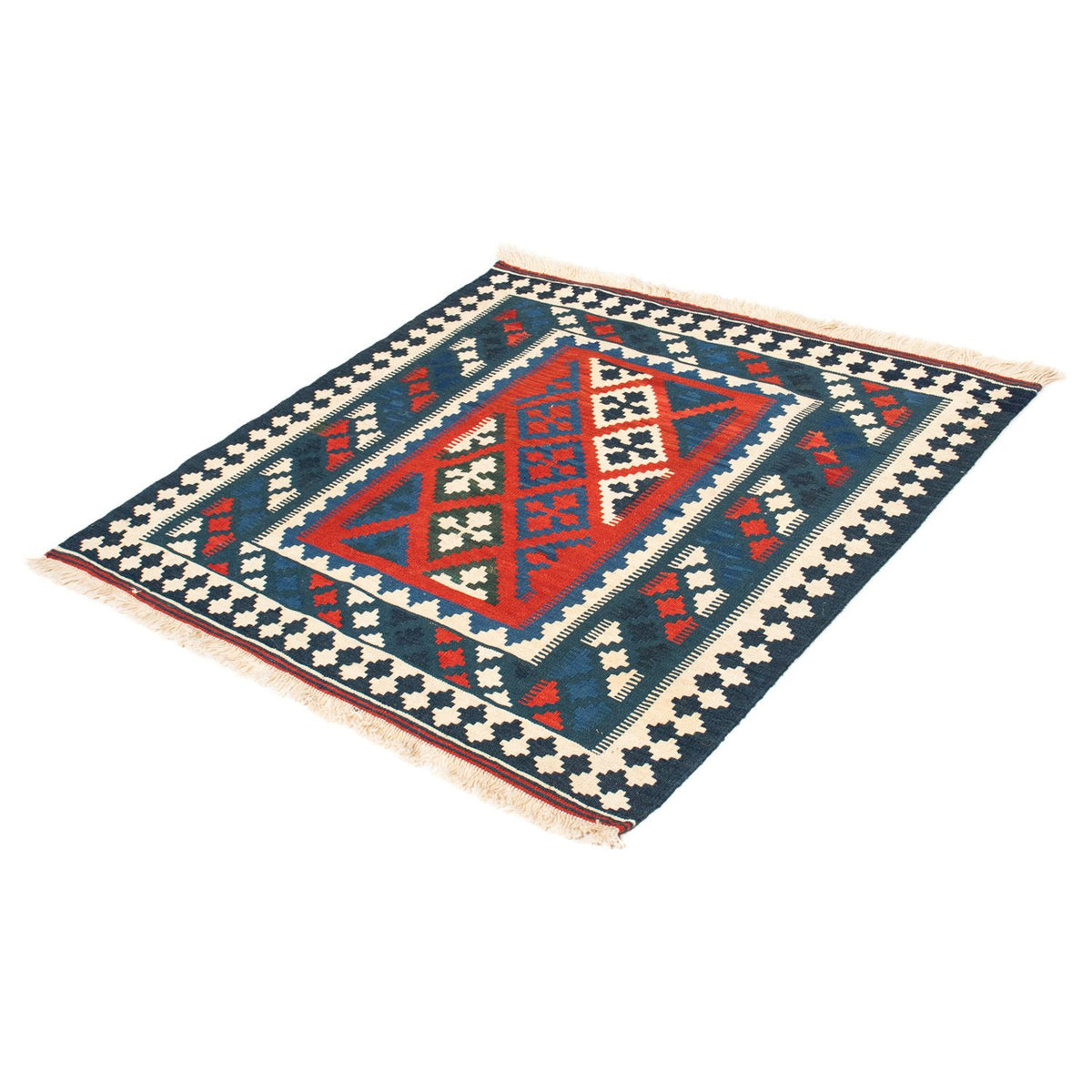 Tappeto Kelim - Orientale quadrato - 105 x 102 cm - multicolore