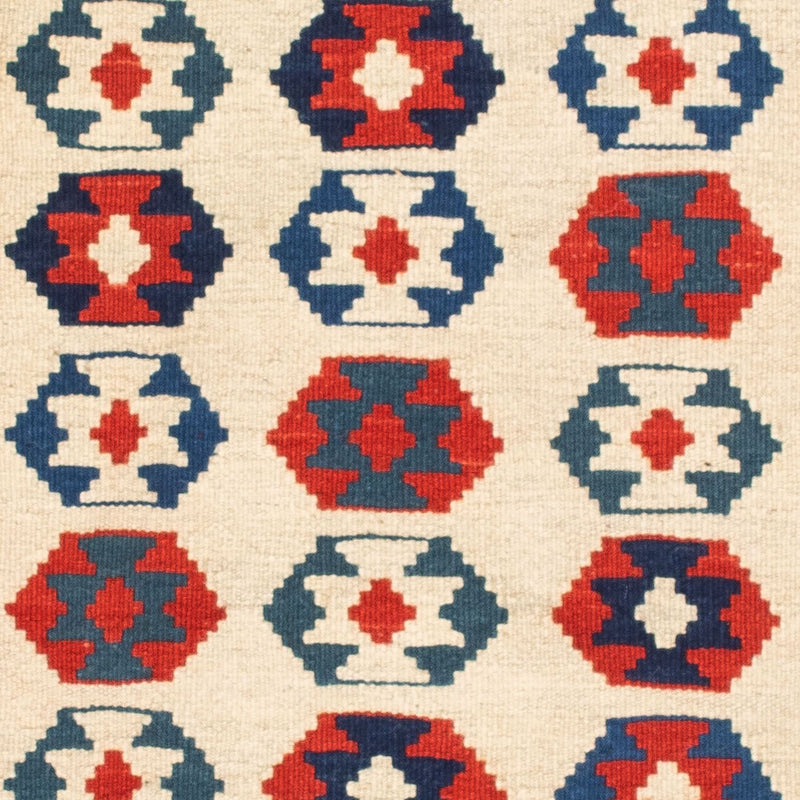 Tappeto Kelim - Orientale quadrato  - 103 x 103 cm - beige