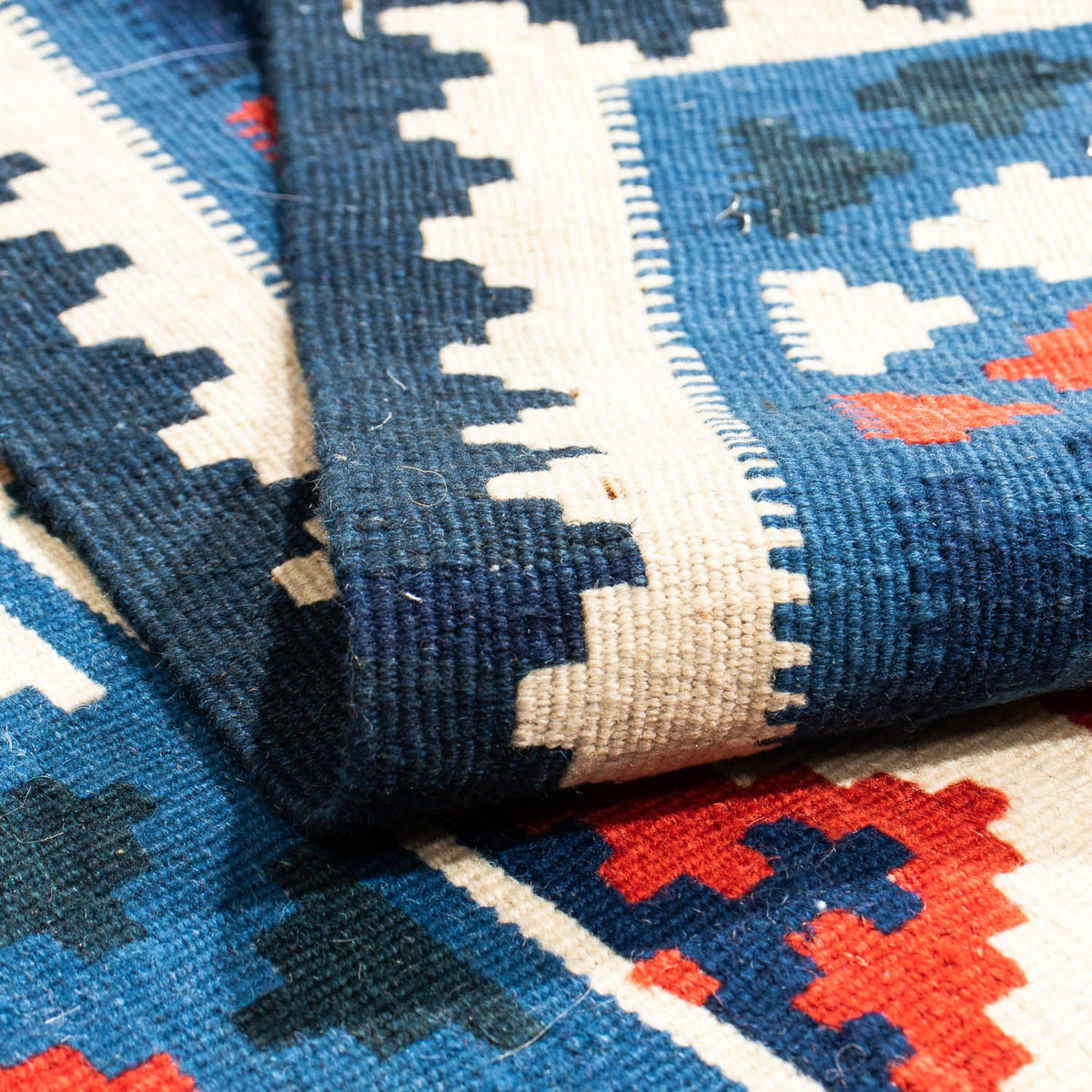 Tappeto Kelim - Orientale quadrato  - 103 x 103 cm - multicolore