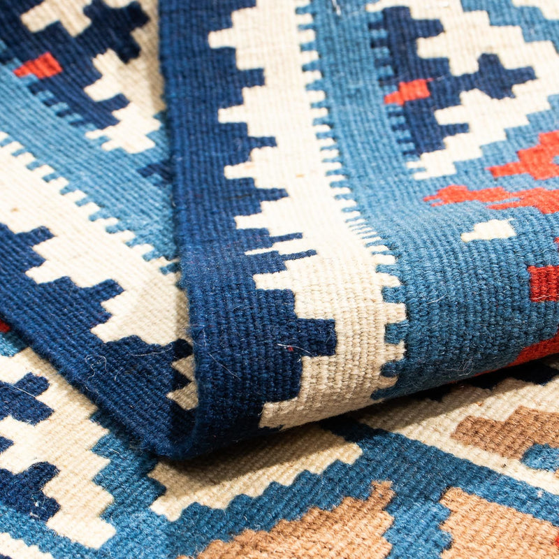 Tappeto Kelim - Orientale quadrato  - 101 x 96 cm - multicolore