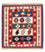 Tappeto Kelim - Orientale quadrato - 106 x 100 cm - multicolore