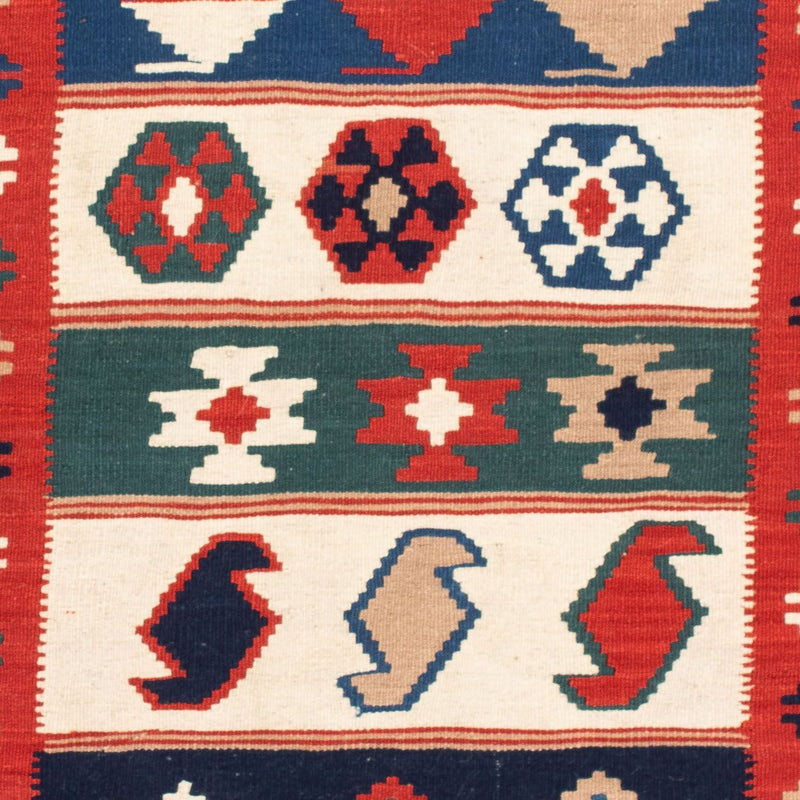 Tappeto Kelim - Orientale quadrato  - 106 x 100 cm - multicolore