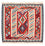Tappeto Kelim - Orientale quadrato  - 108 x 105 cm - rosso