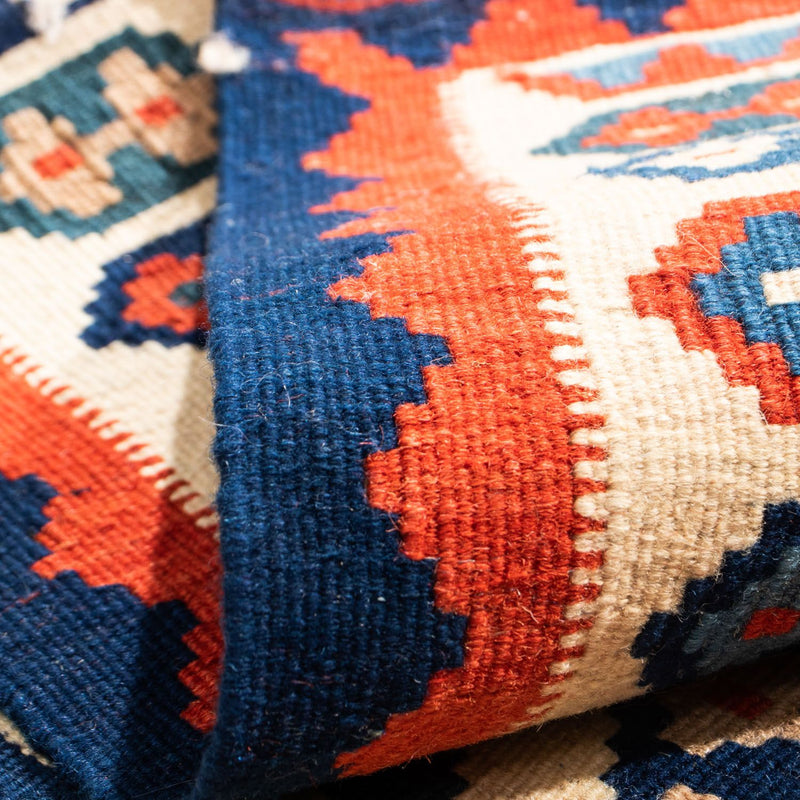 Tappeto Kelim - Orientale quadrato  - 104 x 102 cm - beige