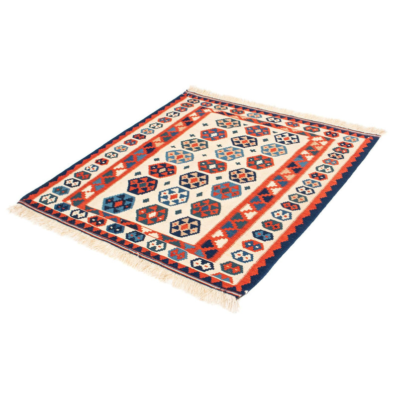 Tappeto Kelim - Orientale quadrato  - 104 x 102 cm - beige