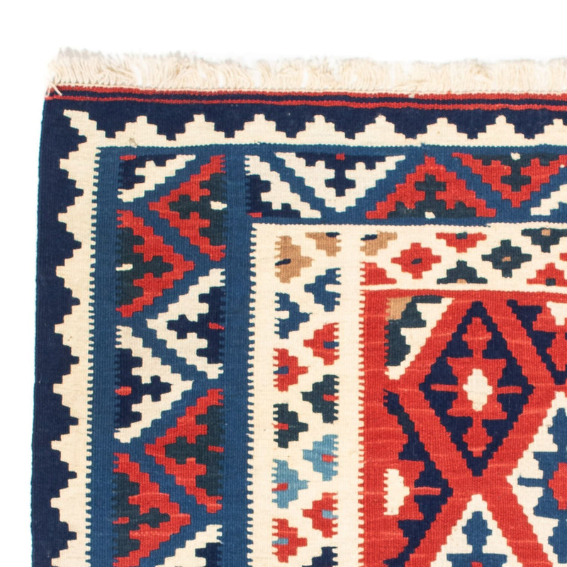 Tappeto Kelim - Orientale quadrato  - 102 x 100 cm - blu