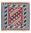 Tappeto Kelim - Orientale quadrato  - 100 x 100 cm - blu