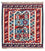 Tappeto Kelim - Orientale quadrato - 104 x 99 cm - multicolore